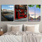 3pcs Dublin Ireland City Halfpenny Bridge Urban Metal Print Ready to Hang Art
