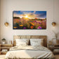 Blooming Wild Chrysanthemum Wall Art Canvas Office Home Room Framed 80x45cm