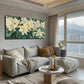 Blooming Light Yellow Lilies Wall Art Canvas Office Home Room Framed 120x60cm
