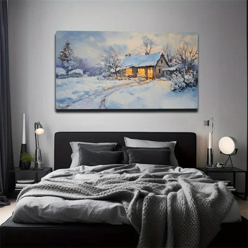 Warm Light Diffusing And Soft Wall Art Canvas Office Home Room Framed 120x60cm