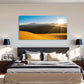 Great Sand Dunes Sunrise Hiking Wall Art Canvas Office Home Room Framed 120x60cm