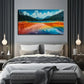Color Pool Pine Tree Wall Art Canvas Office Home Room Framed 120x60cm