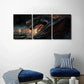 3pcs Giant Dragon Animals Metal Print Ready to Hang Art