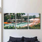 3pcs hotel photography art, travel Maya Hotel  Metal Print Ready to Hang Art