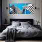 3pcs Urban Architecture, Abstract Expression Wall Art Set Canvas Framed 40x60cm - High Quality Print 100% Australian Made Wall Canvas Ready to Hang