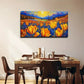 Abstract Tulip Field Wall Art Canvas Office Home Room Framed 120x60cm