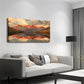 Serene Mountain Reflection Lake Wall Art Canvas Office Home Room Framed 120x60cm