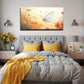 White Butterfly Vibrant Orange Wall Art Canvas Office Home Room Framed 120x60cm