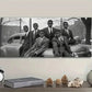 3pcs The black teenager was in an old car Wall Art Set Canvas Framed 40x60cm - High Quality Print 100% Australian Made Wall Canvas Ready to Hang