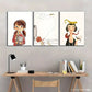3pcs Set Vibrant Abstract & Modern Watercolor Metal Print Ready to Hang Art