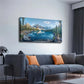 Clear Lake In Beautiful Valley Wall Art Canvas Office Home Room Framed 120x60cm