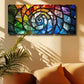 3pcs Vibrant Splicing Vortex Design Metal Print Ready to Hang Art