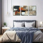 3pcs Color Abstract Design Canvas Framed 40x60cm - High Quality Print 100% Australian Made Wall Canvas Ready to Hang