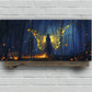 3pcs Stunning Golden Butterfly Wings Metal Print Ready to Hang Art