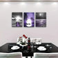 3pcs  Black And White Wall Painting  Metal Print Ready to Hang Art
