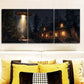 3pcs  Alien Cabin Art Deco Poster Metal Print Ready to Hang Art