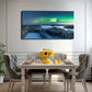 Snowy Mountain Landscape Wall Art Canvas Office Home Room Framed 80x45cm