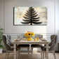 Black Forked Tree Abstract Wall Art Canvas Office Home Room Framed 120x60cm