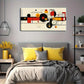Geometric Design Black Line Wall Art Canvas Office Home Room Framed 120x60cm