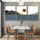 3pcs Minimalism Mountains Landscape Decor Art Metal Print Ready to Hang Art