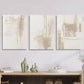 3pcs Abstract golden line outline Metal Print Ready to Hang Art