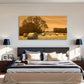 Harvest Landscape Wheat Field Wall Art Canvas Office Home Room Framed 120x60cm