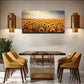 Endless Sunflower Sunrise Wall Art Canvas Office Home Room Framed 80x45cm