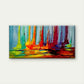 Colors Abstract Design Wall Art Canvas Office Home Room Framed 120x60cm