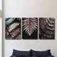 3pcs Fern Leaves Ink Painting Prints Metal Print Ready to Hang Art