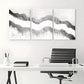3pcs Abstract Pattern Paintings Canvas Framed 40x60cm - High Quality Print 100% Australian Made Wall Canvas Ready to Hang