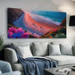 Beach Vibrant Coastal Dusk wall canvas office home room framed 120x60cm