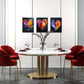 3pcs Graffiti Abstract Paintings Metal Print Ready to Hang Art