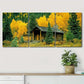 3pcs Autumn Wooden House Forest Nature Perfect Wall Art Set Canvas Framed 40x60cm - High Quality Print 100% Australian Made Wall Canvas Ready to Hang
