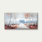 A Path Through The Forest Wall Art Canvas Office Home Room Framed 120x60cm