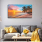 Summer Evening Deep Blue Sky Wall Art Canvas Office Home Room Framed 80x45cm
