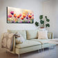 Hazy Tulip Modern And Simple Wall Art canvas office home room framed 120x60cm