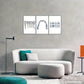 3pcs Watercolor Style Tooth Decorative Poster Metal Print Ready to Hang Art