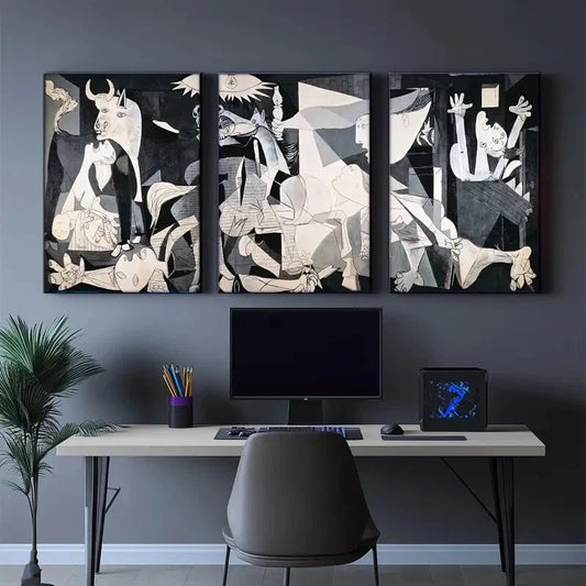 3pcs Aesthetic Choice Abstract Art Style Poster Metal Print Ready to Hang Art