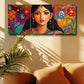 3pcs Beautiful Indian Woman Metal Print Ready to Hang Art