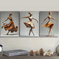 3pcs Rusty Metal Girl Modern & Elegant Wall Art Set Canvas Framed 40x60cm - High Quality Print 100% Australian Made Wall Canvas Ready to Hang