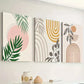 3pcs modern geometric decoration, bohemian style   Wall Art Set Canvas Framed 40x60cm - High Quality Print 100% Australian Made Wall Canvas Ready to Hang