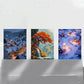 3pcs Autumn and Winter Scenery Metal Print Ready to Hang Art