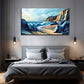 Beach Wave Decorative Wall Art Canvas Office Home Room Framed 120x60cm