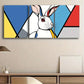 3pcs Mondrian-Inspired Pattern Perfect Wall Art Set Canvas Framed 40x60cm - High Quality Print 100% Australian Made Wall Canvas Ready to Hang
