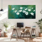 Roses Bouquet Floral Deco Wall Art Canvas Office Home Room Framed 120x60cm