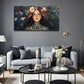 Beautiful Girl Perfect Wall Art Canvas Office Home Room Framed 120x60cm