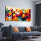 Yellow Pink & Green Multicolor Wall Art Canvas Office Home Room Framed 120x60cm