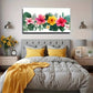 Extra Large Tropical Floral Wall Art Canvas Office Home Room Framed 120x60cm
