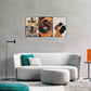 3pcs Fashion Art Posters Urban Art Trendy Art Metal Print Ready to Hang Art