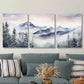 3pcs abstract mountains valley forest Metal Print Ready to Hang Art